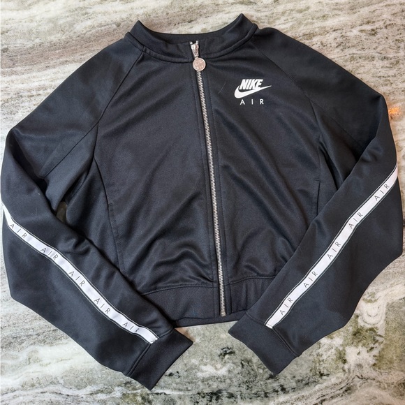 Nike Tops - Nike Air Black Zip-Up Track Jacket Women’s Size Small